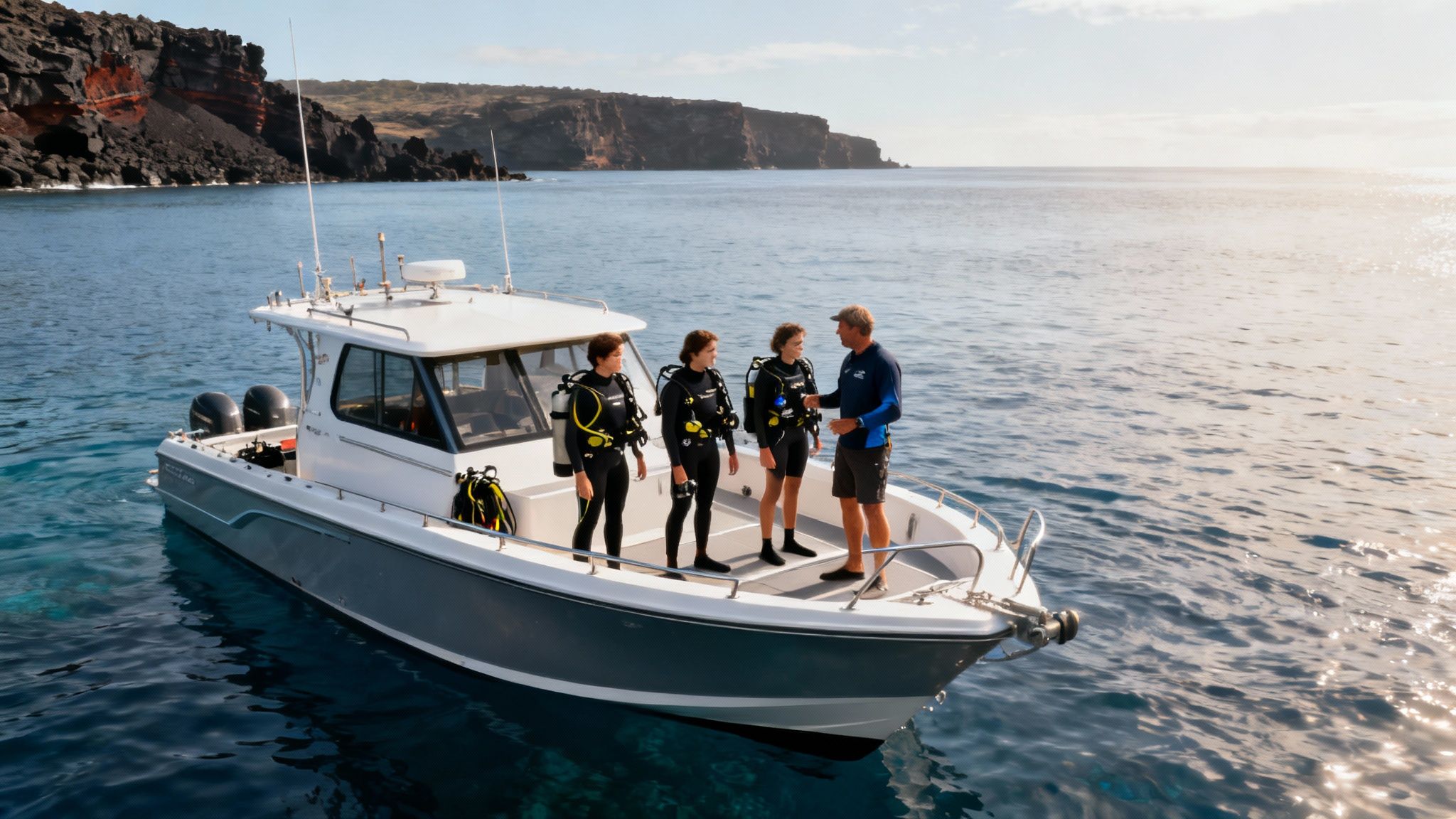 A close-up shot of a sea turtle swimming gracefully near a coral reef in Kona, Hawaii.