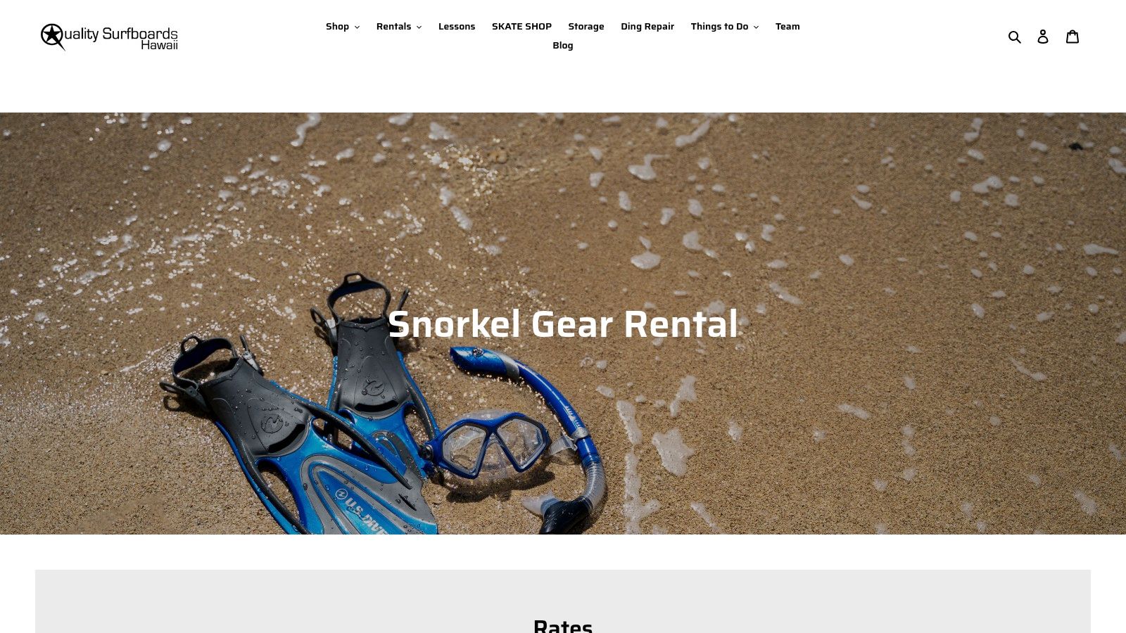 Quality Surfboards Hawai‘i – Waikiki Snorkel Rentals