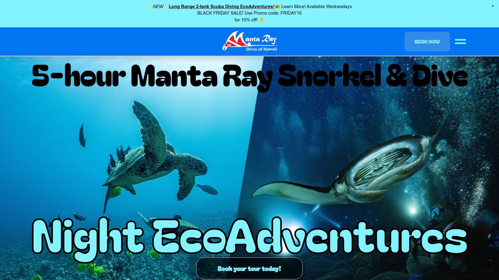 Manta Ray Dives of Hawaii