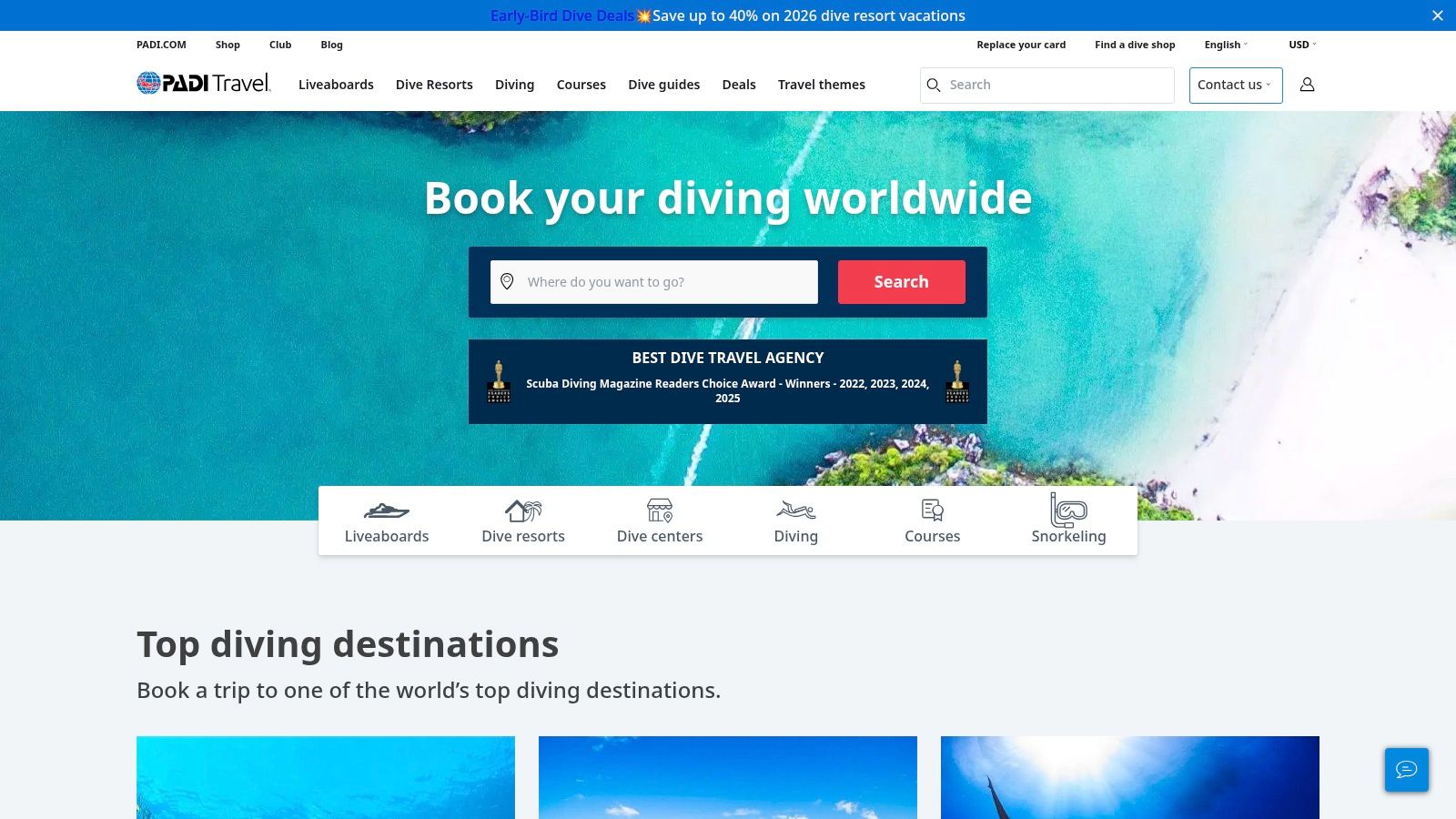 PADI Travel / PADI Adventures