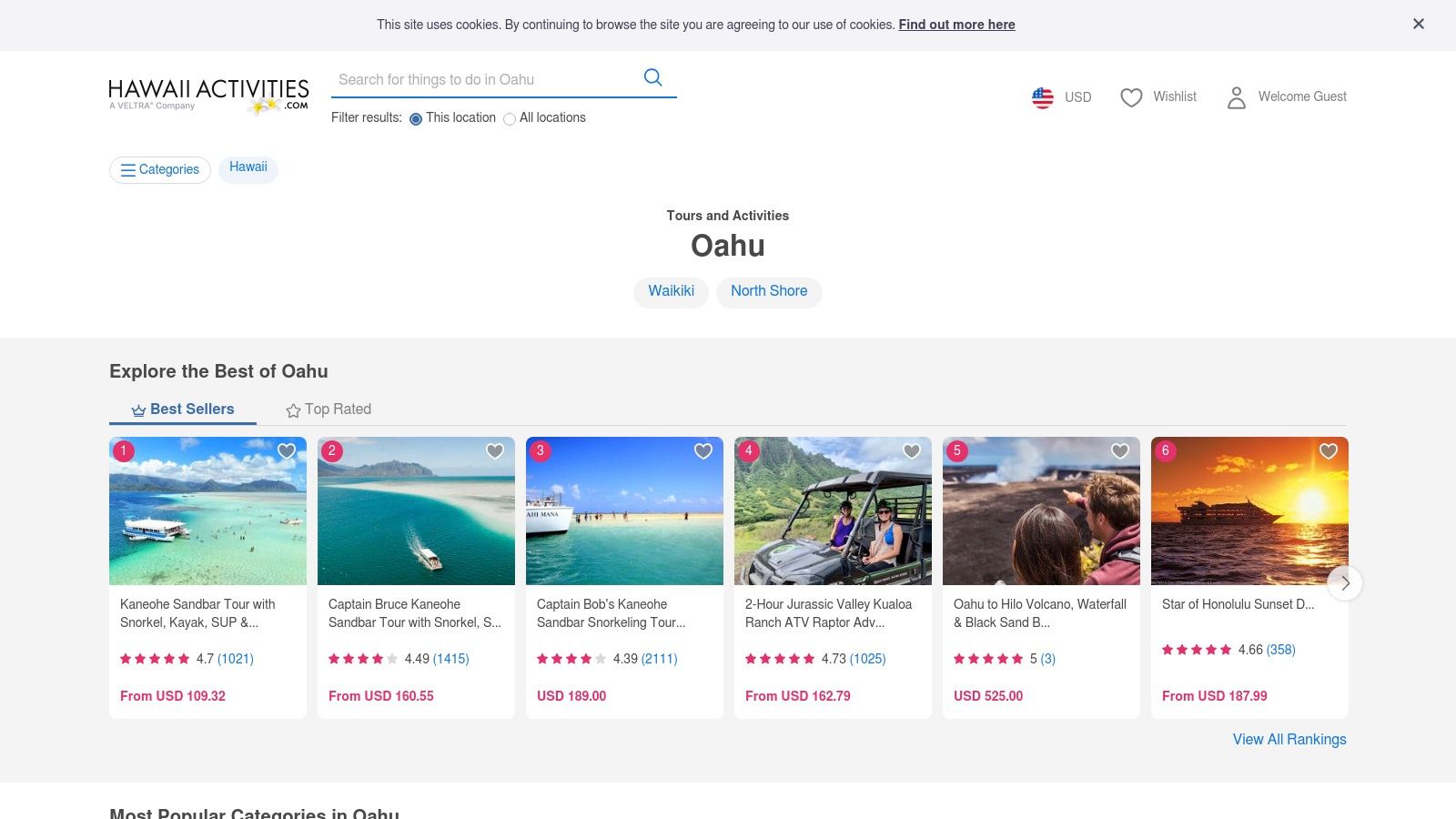 HawaiiActivities (VELTRA)