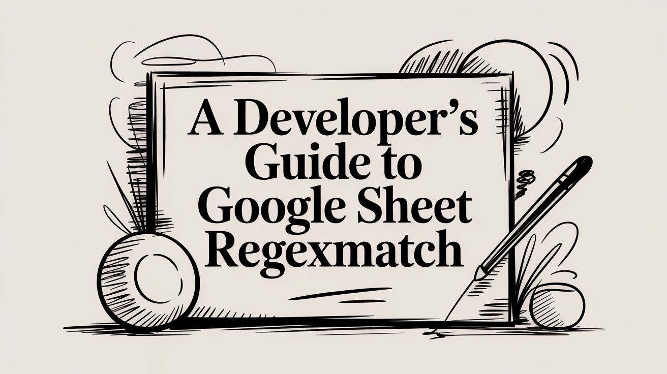 Featured image for A Developer's Guide to Google Sheet REGEXMATCH