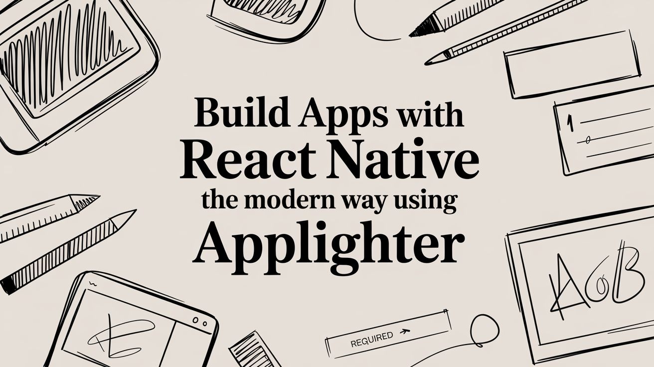 Build Apps with React Native The Modern Way Using AppLighter