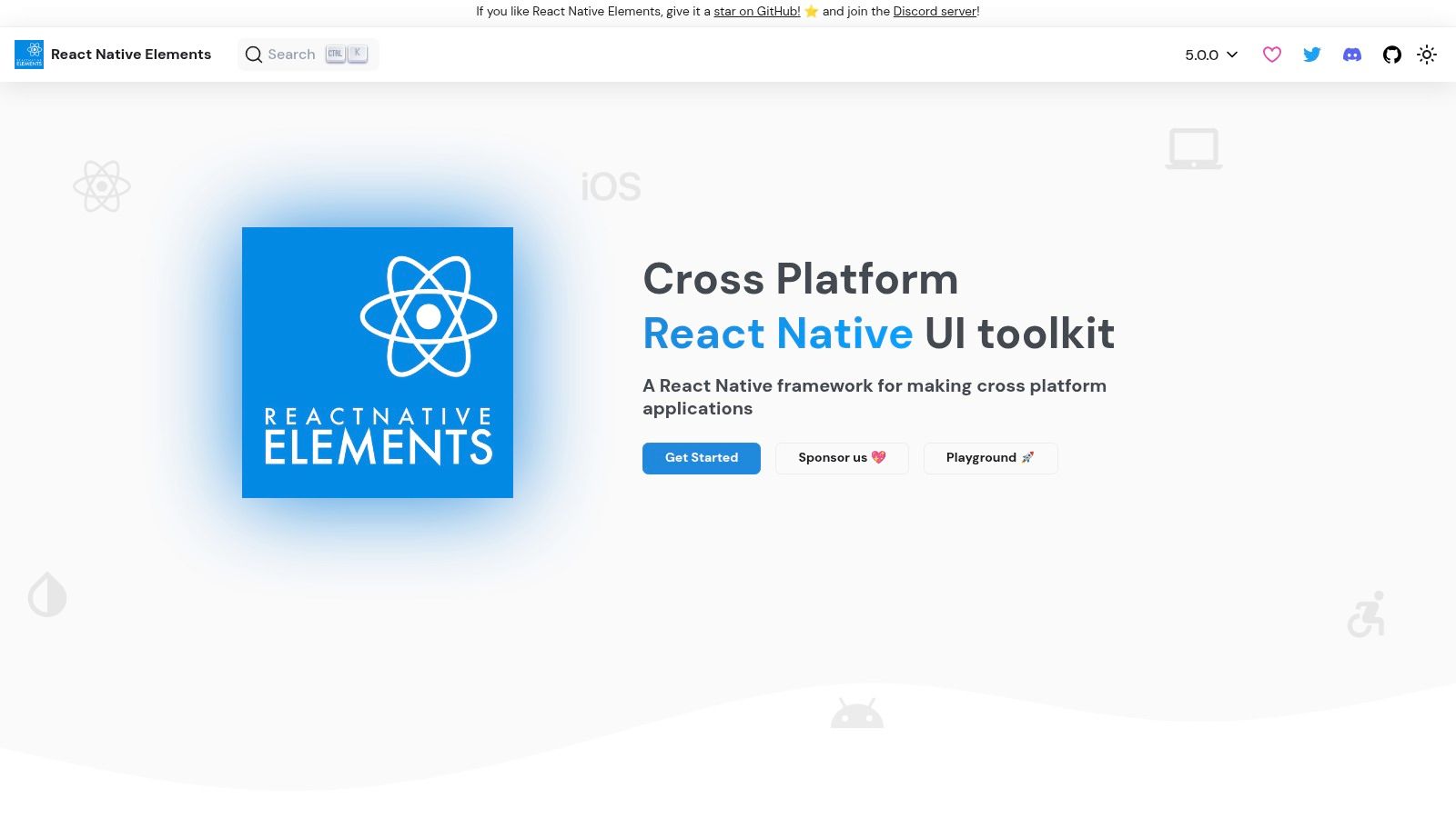 React Native Elements (RNE UI)