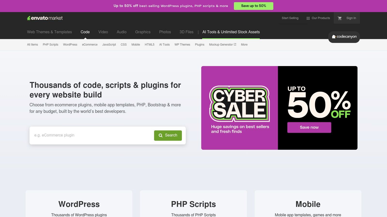 CodeCanyon (Envato Market)