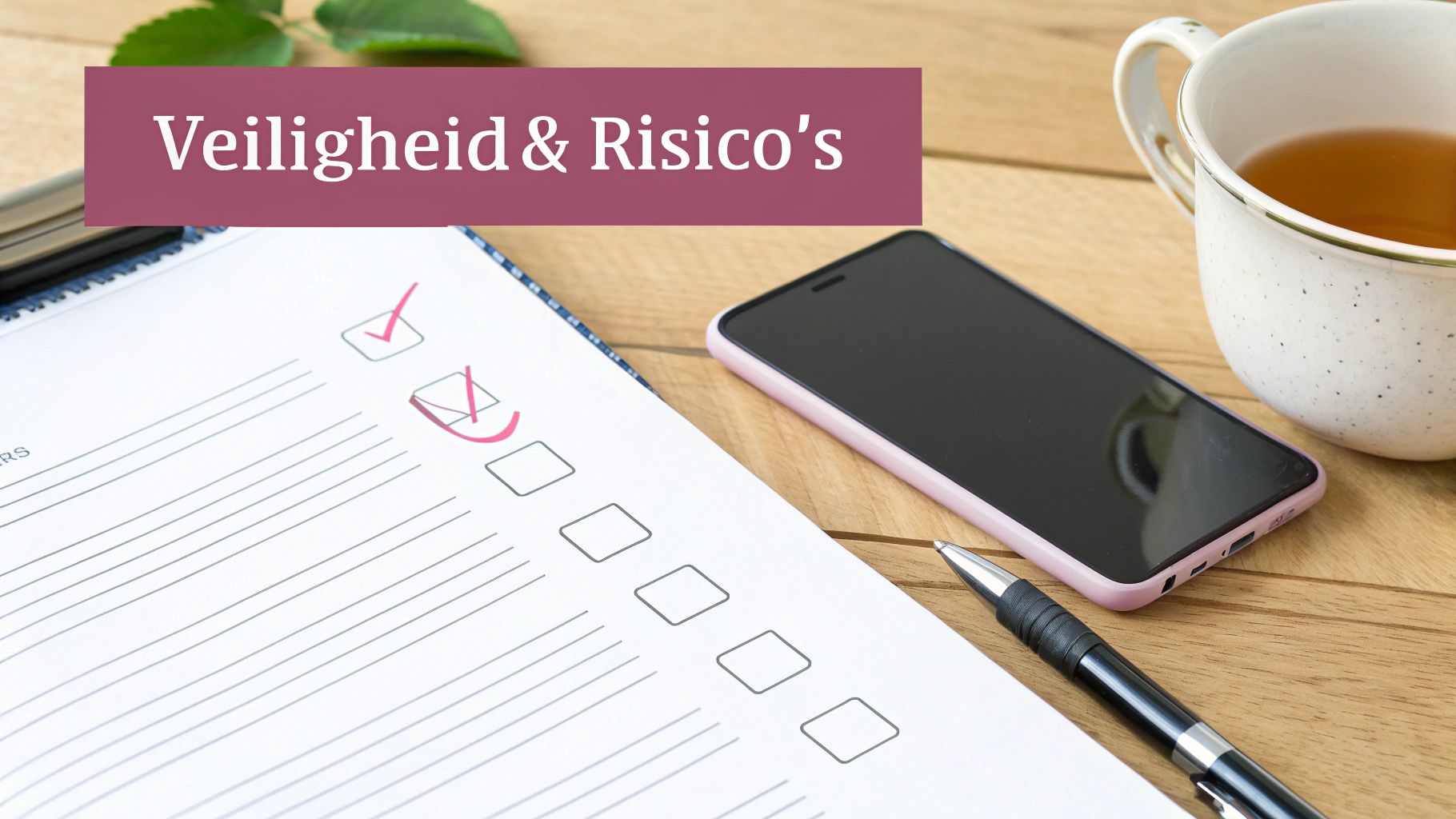 Een vergrootglas dat de ingrediëntenlijst op een productverpakking inspecteert