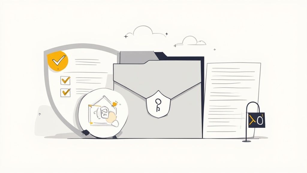 A gavel and a stethoscope resting on a legal document, representing healthcare law and compliance