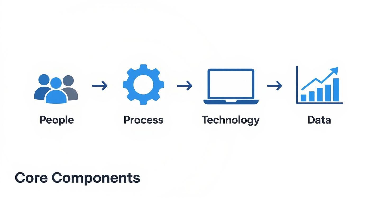 Infographic about what is digital transformation strategy