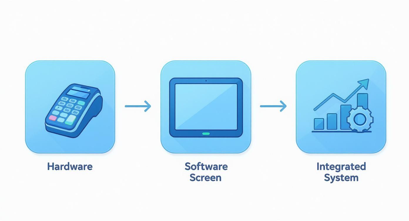 Infographic about process credit card payment