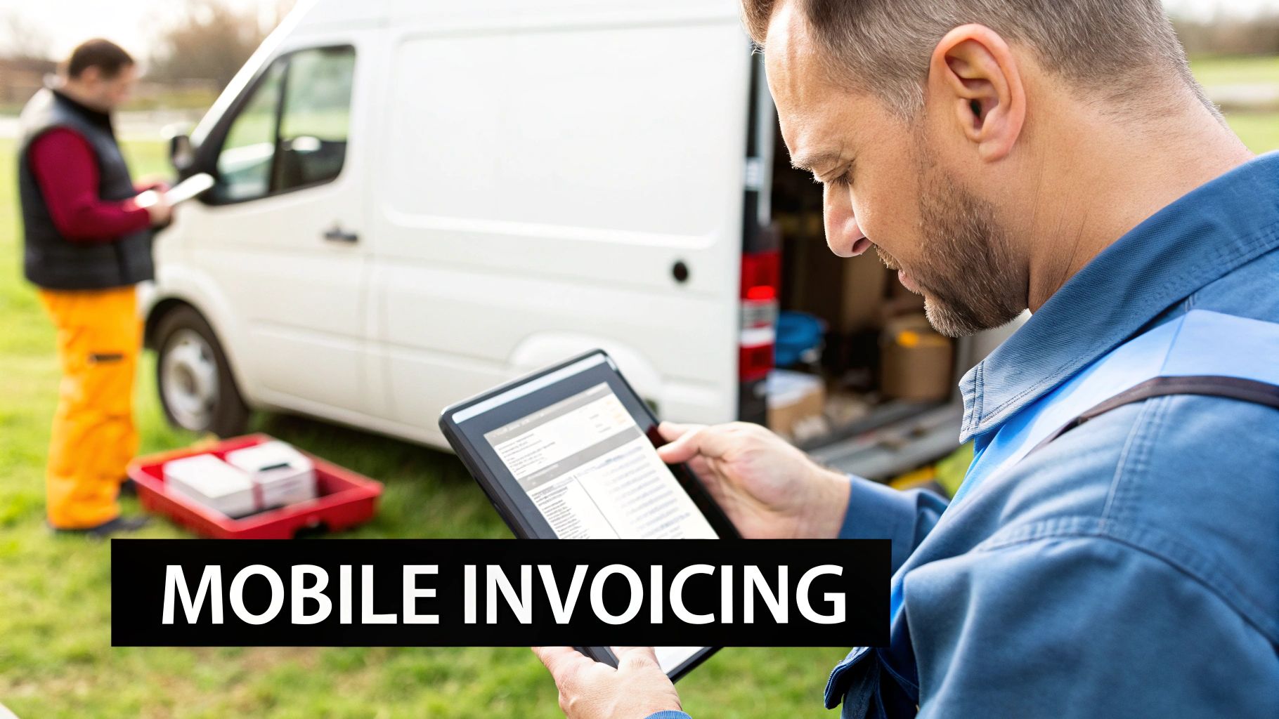 Best Field Management Software Tackon FSM in Best software for small plumbing business: Top picks and practical tips 4 Screenshot from https://example.com/mobile-invoicing-screenshot.png