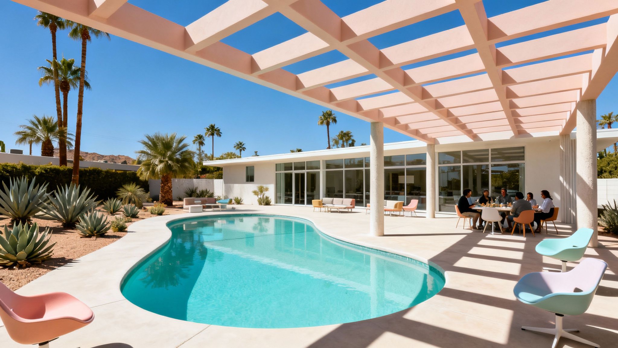 7 Cool Mid Century Modern Hotels in Palm Springs (for Style & Groups)