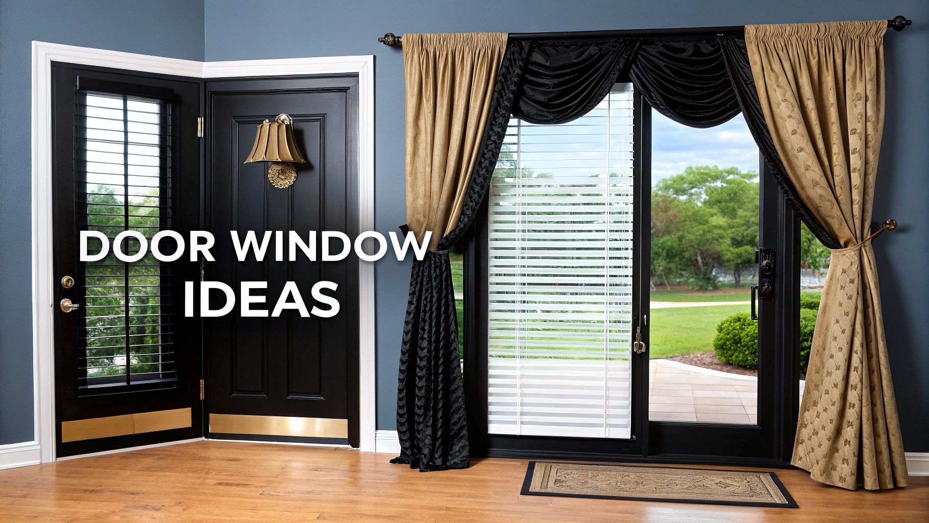 Custom Door Window Covering Ideas for Delmarva Homes