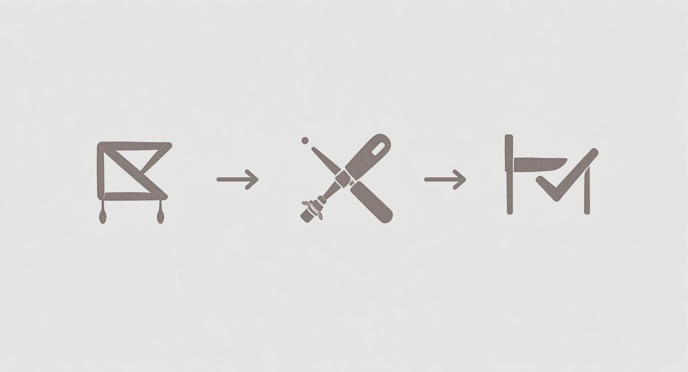 Infographic about how to fix broken vertical blinds