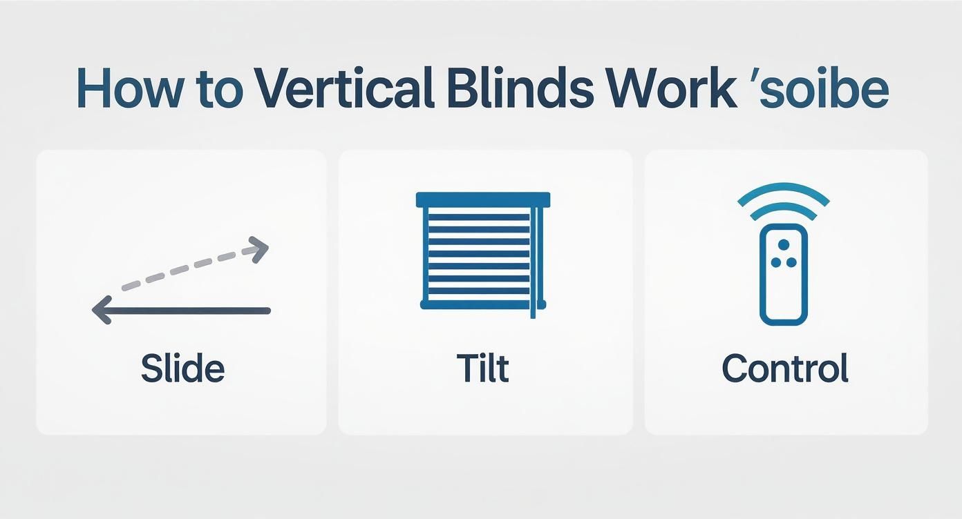 Infographic about what are vertical blinds