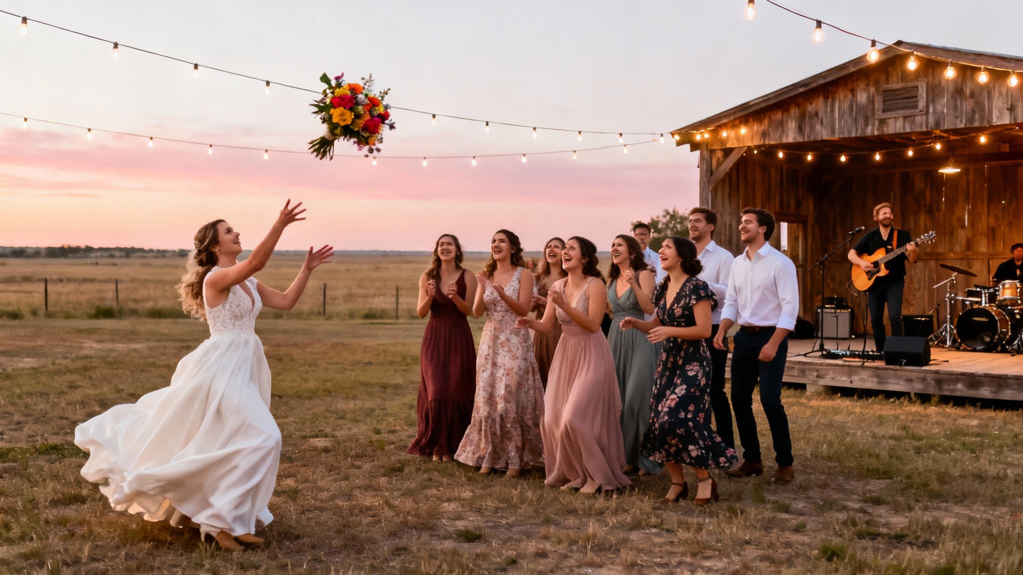 8 Unforgettable Bouquet Toss Songs for Your Texas Wedding