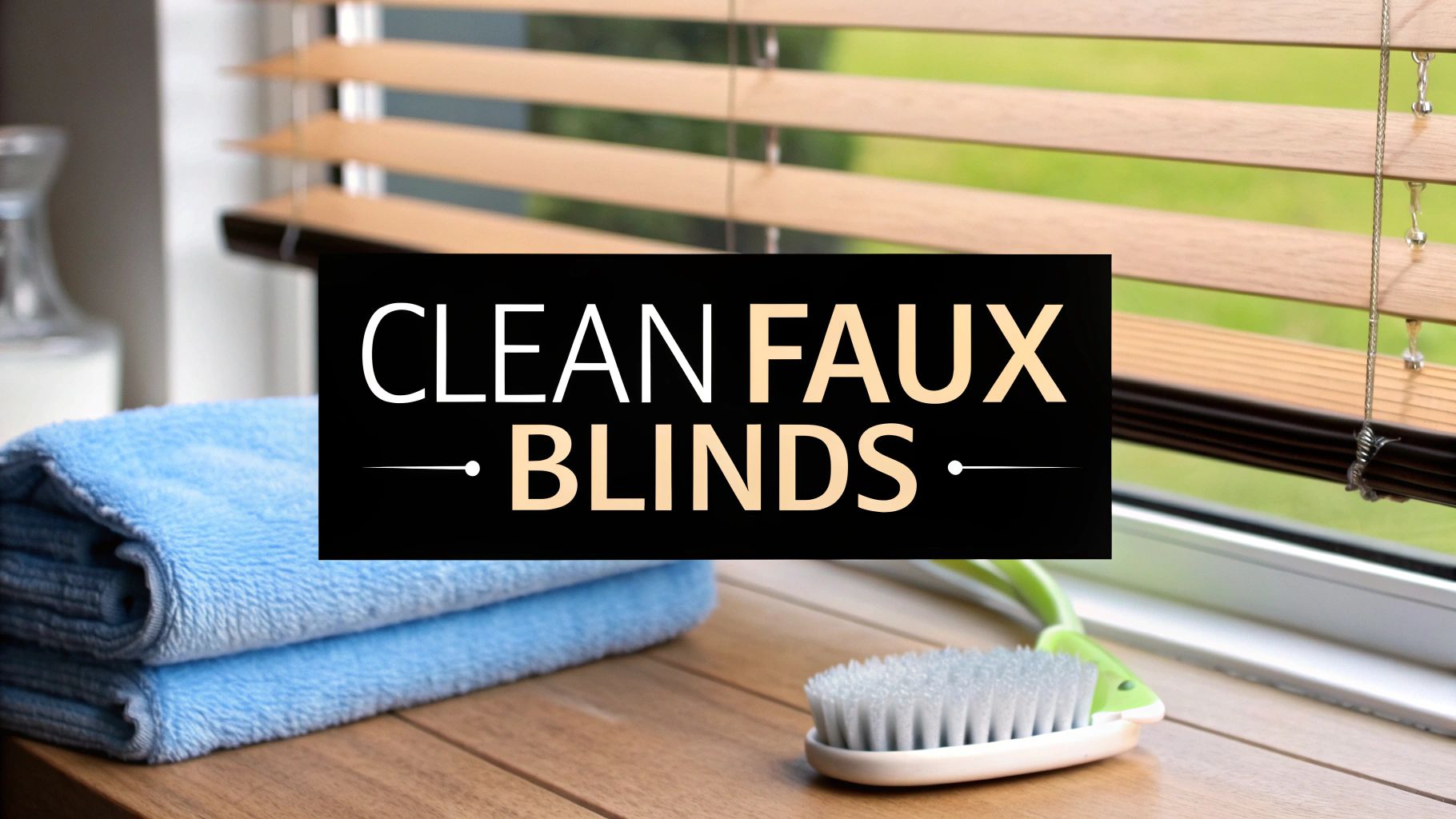 Best Way to Clean Faux Wood Blinds for Delmarva Homes