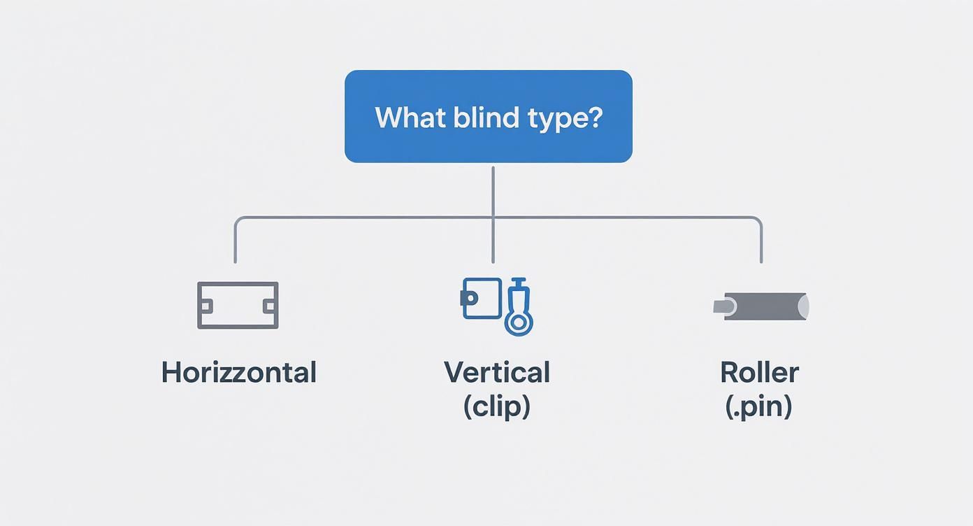 Infographic about how to remove window blinds