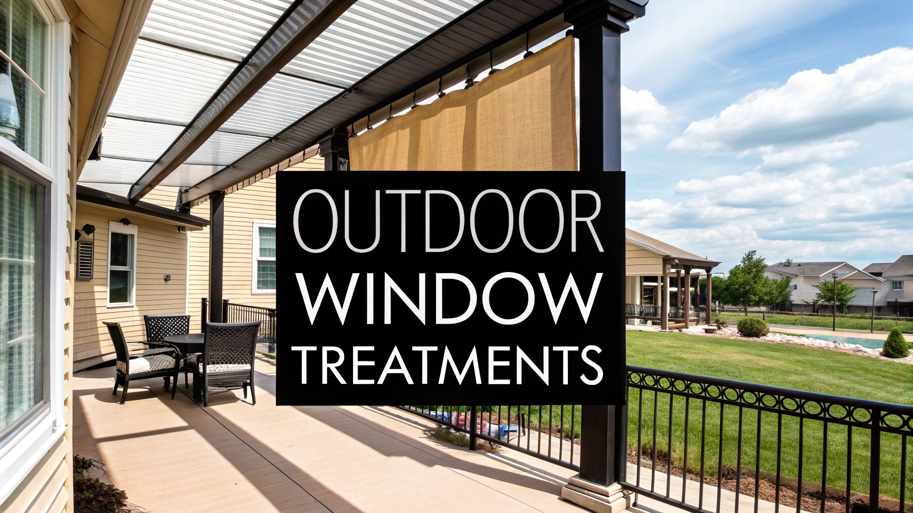Top 8 Outdoor Window Treatment Ideas for Delmarva Peninsula Homes