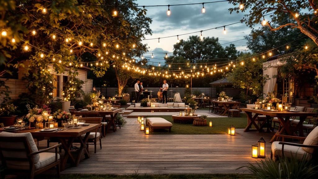 10 Unforgettable Backyard Wedding Reception Ideas That Wow Guests