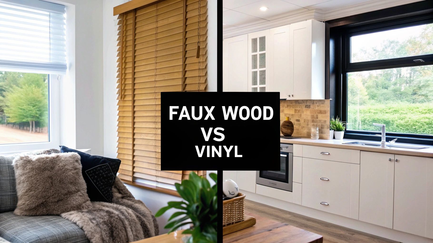 Faux Wood vs Vinyl Blinds: A Delmarva Homeowner's Guide