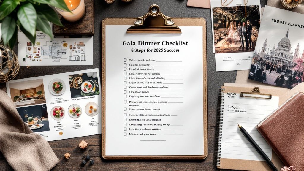 Gala Dinner Planning Checklist: 8 Steps for 2025 Success