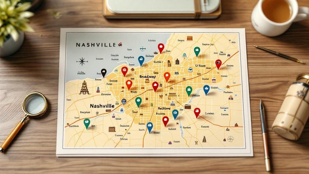 2025 Map of Nashville Attractions: Top 7 Must-See Spots