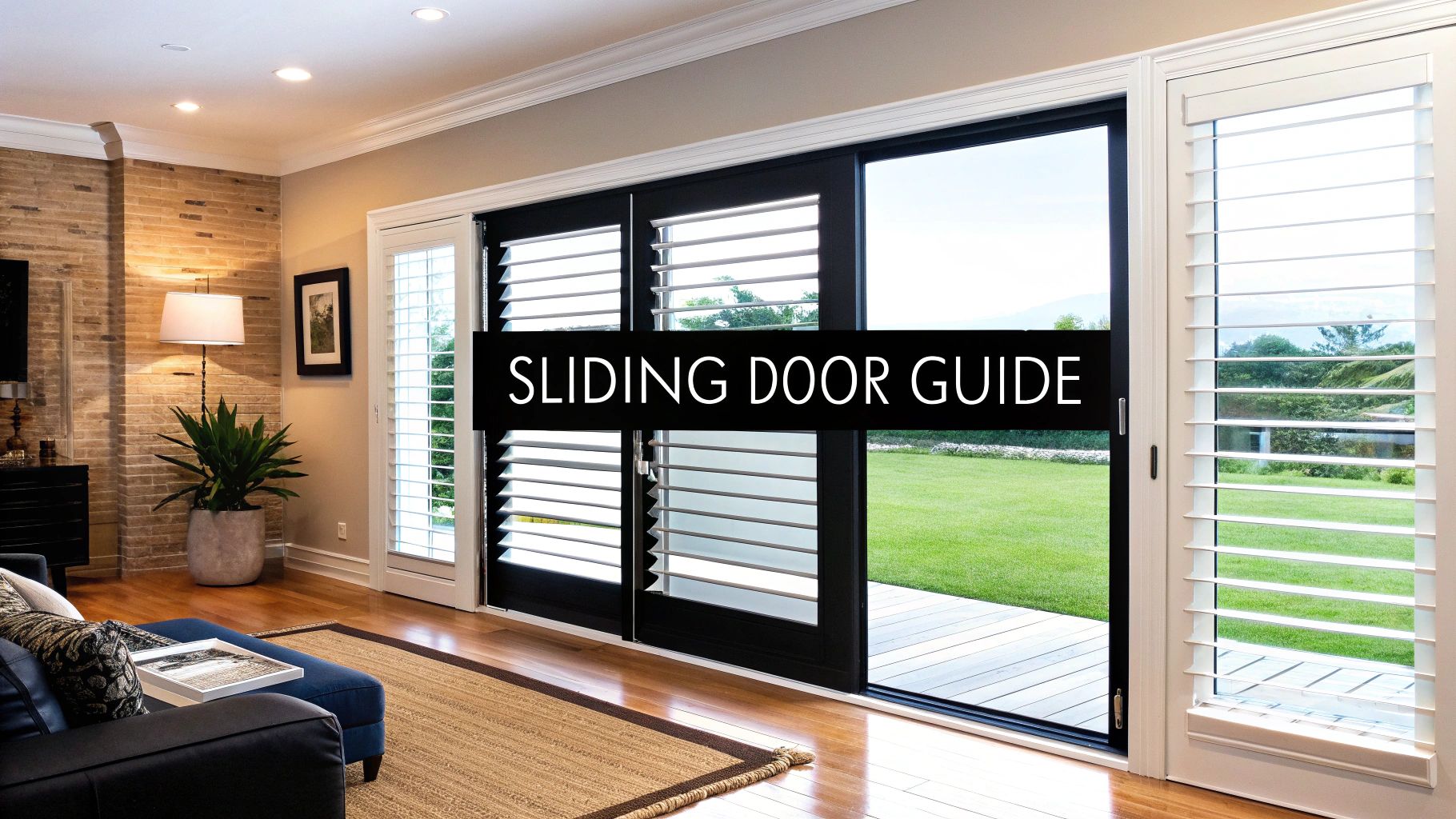 Best Window Treatments for Sliding Glass Doors on the Delmarva Peninsula