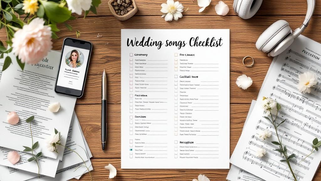 Wedding Songs Checklist: Create Your Perfect Soundtrack