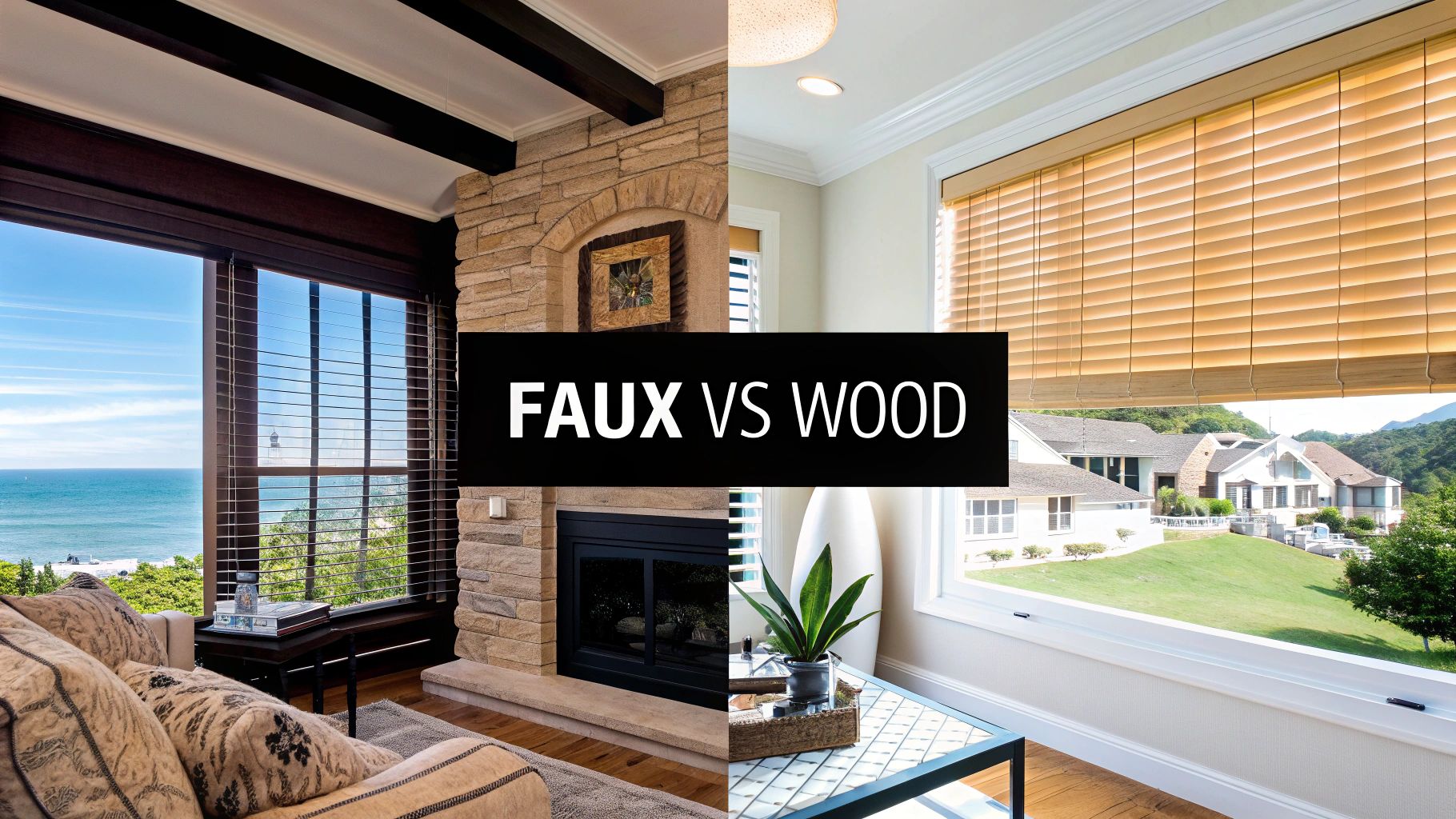 Faux Blinds vs. Wood Blinds: A Guide for Delmarva Homeowners