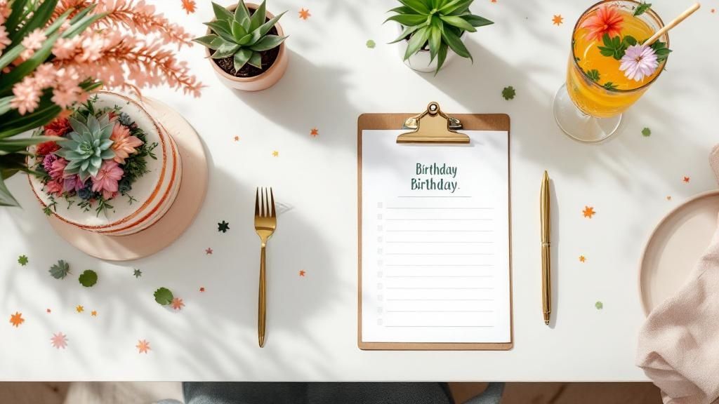Your Ultimate Birthday Party Planning Checklist for a Stylish Palm Springs Getaway
