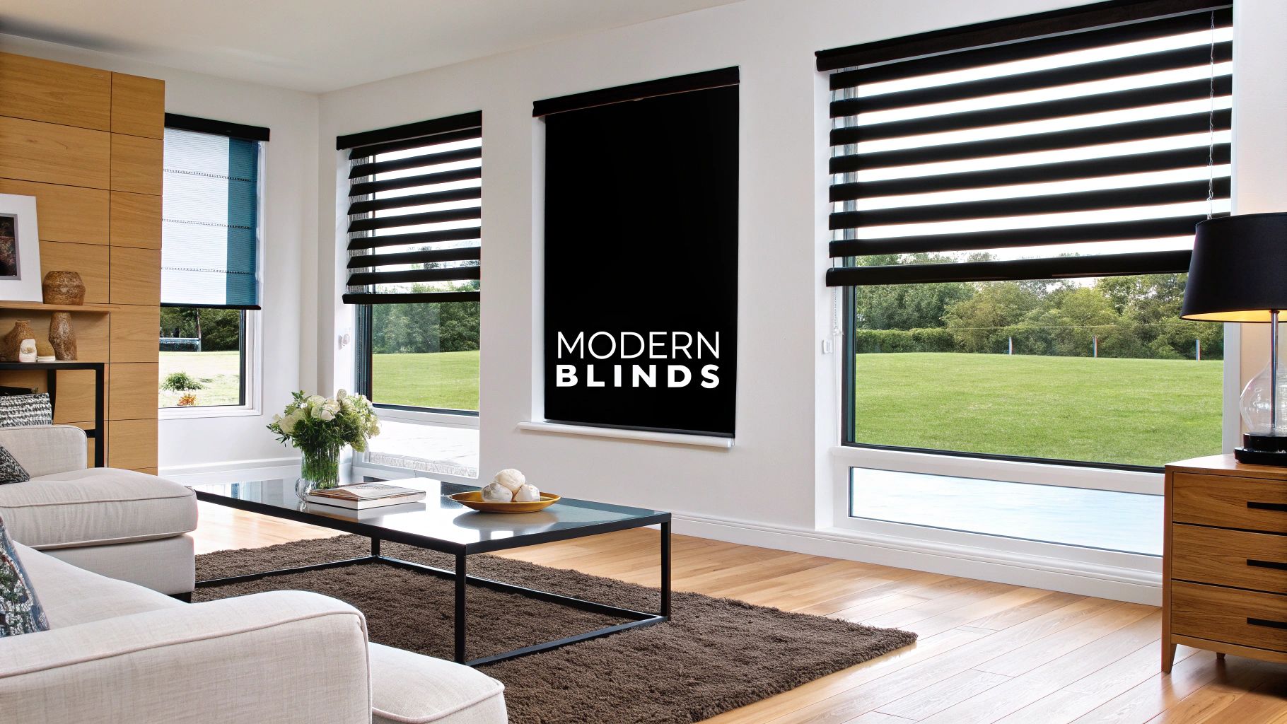 Custom Modern Blinds for Your Delmarva Living Room