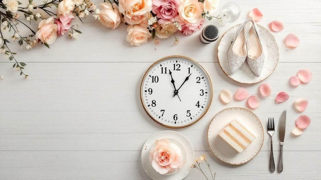 A 7-Step Typical Wedding Reception Timeline For A Flawless Party