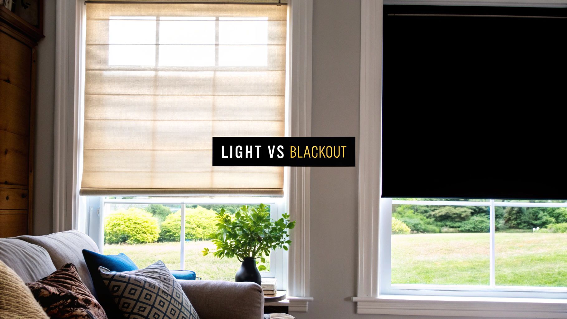 Light Filtering vs Blackout Shades: A Delmarva Homeowner's Guide