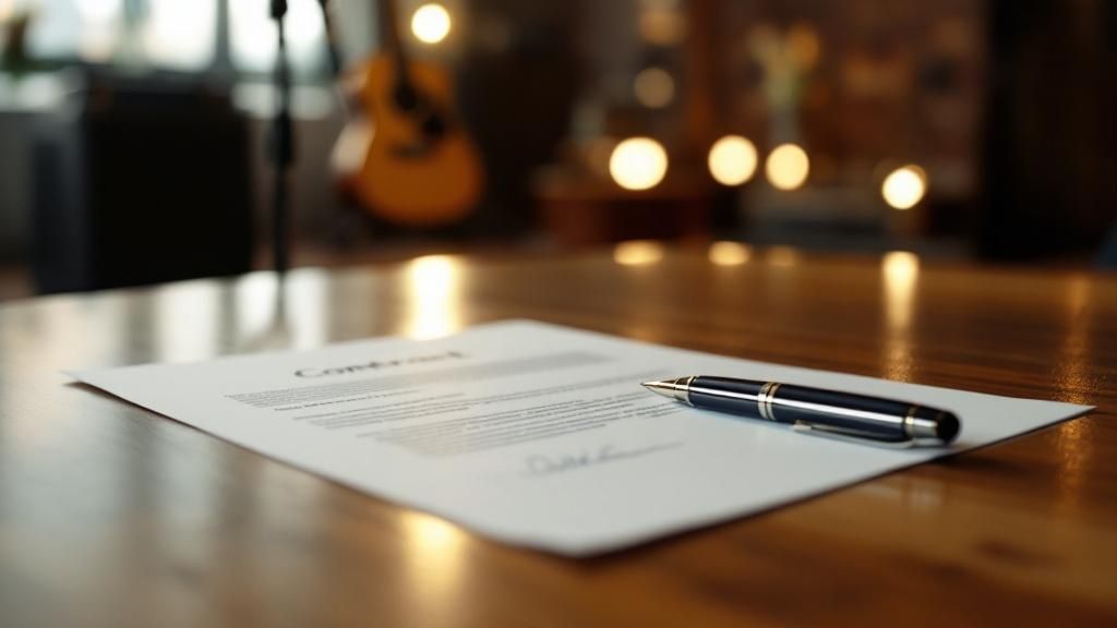 Your Guide to a Band Performance Contract