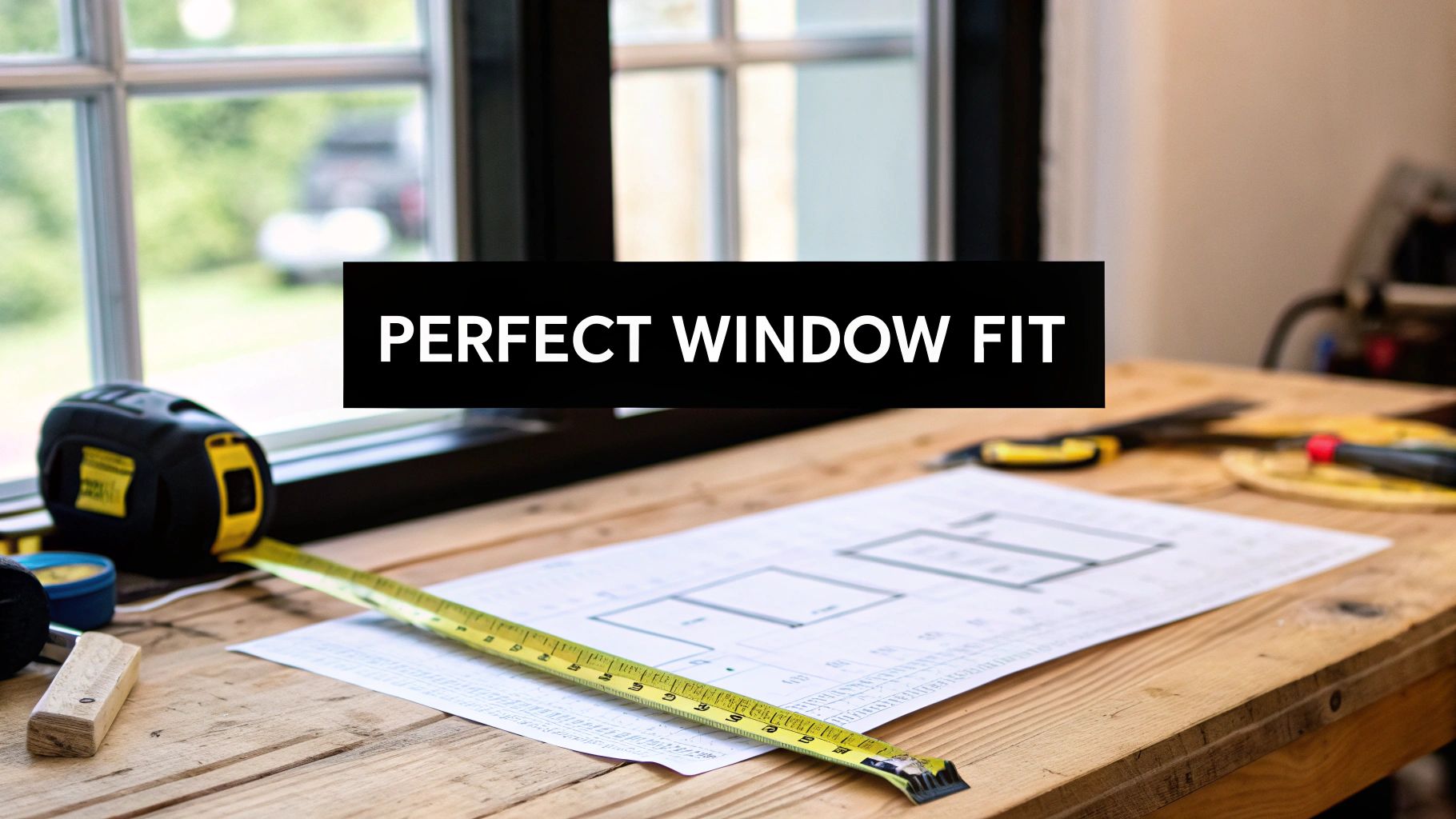 Your Expert Guide to a Perfect Window Measuring Template for Delmarva Homes