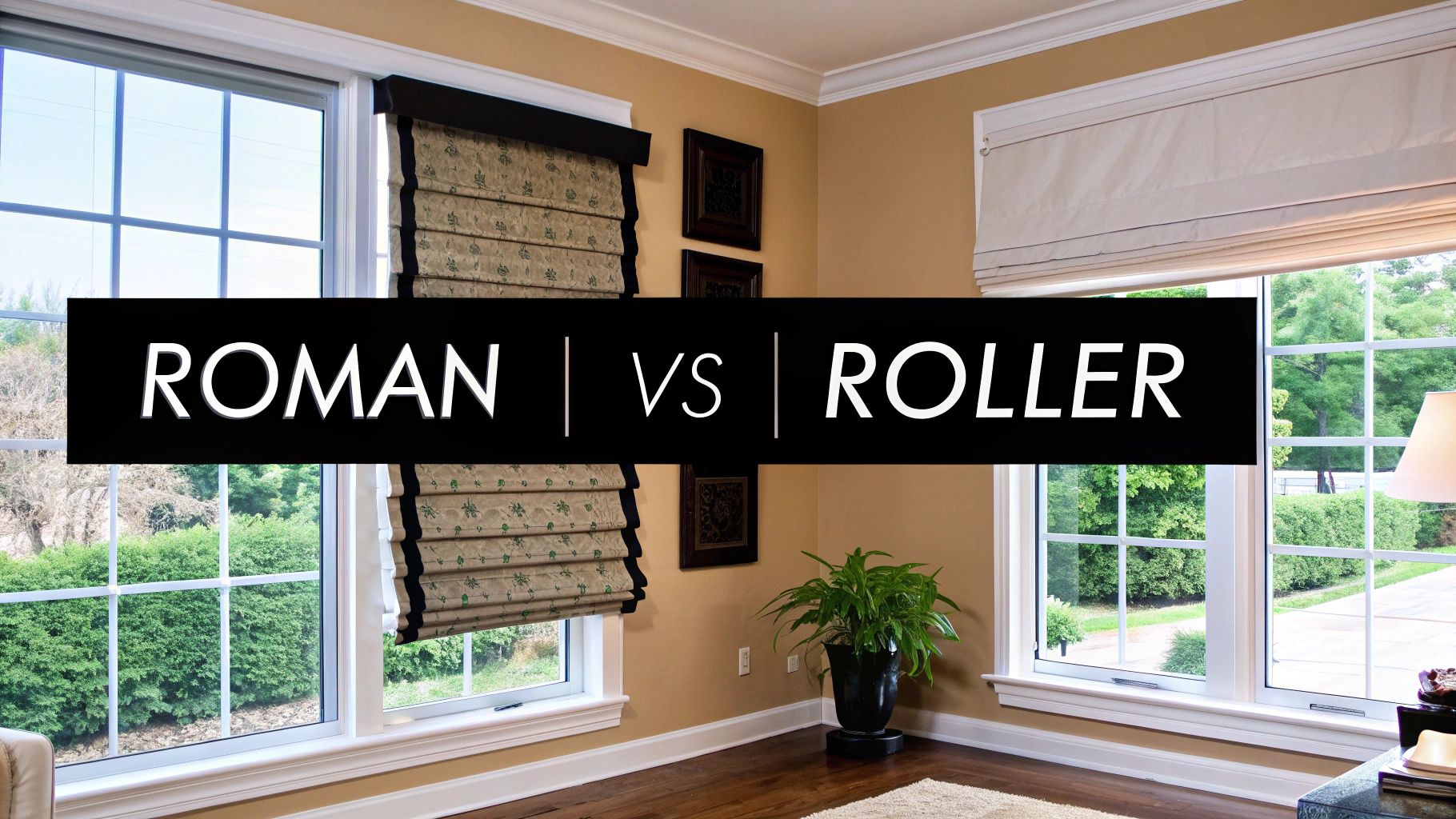 Roman Shades vs. Roller Shades: A Guide for Delmarva Homes