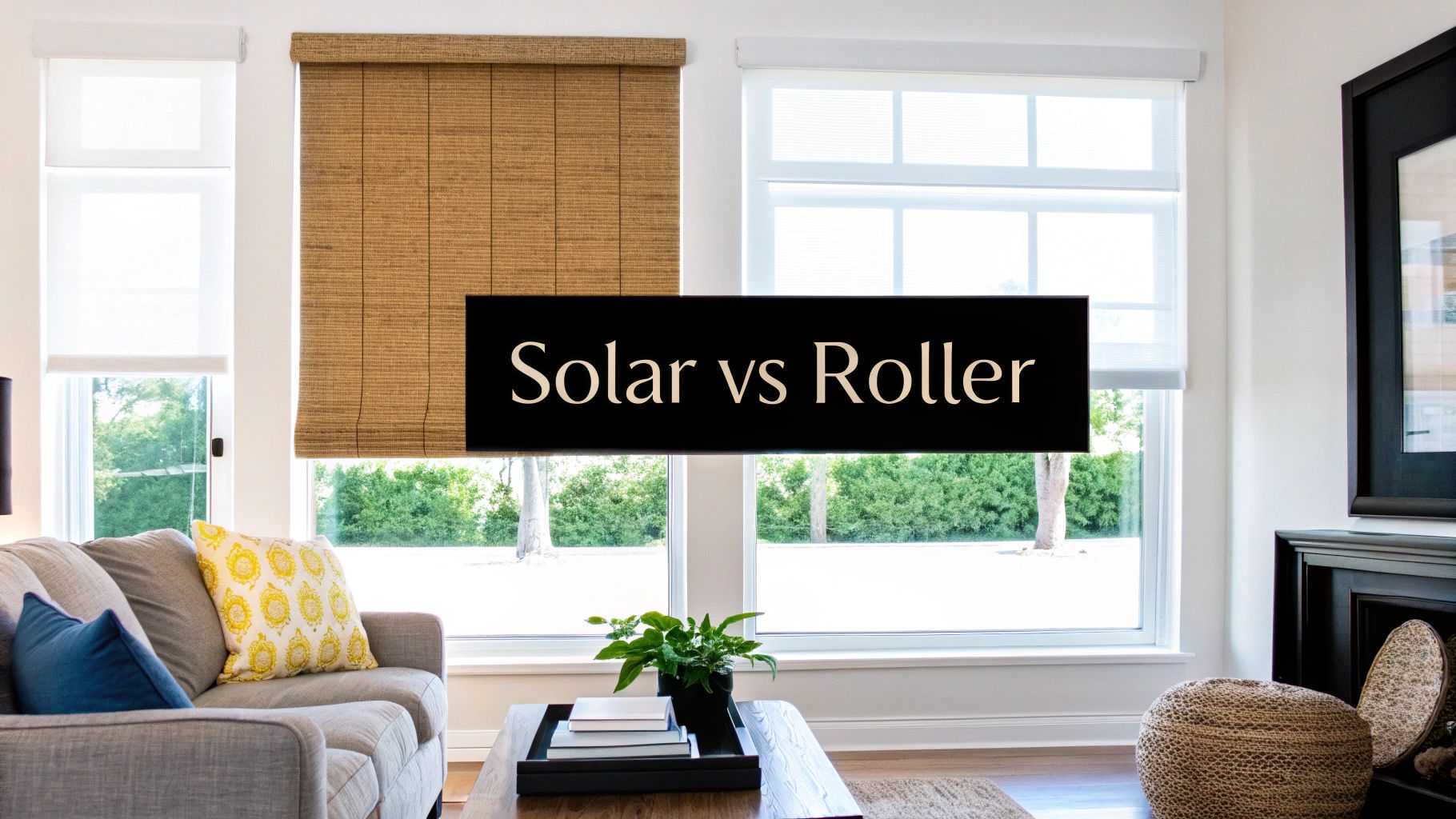 Solar Shades vs. Roller Shades: A Guide for Delmarva Homes