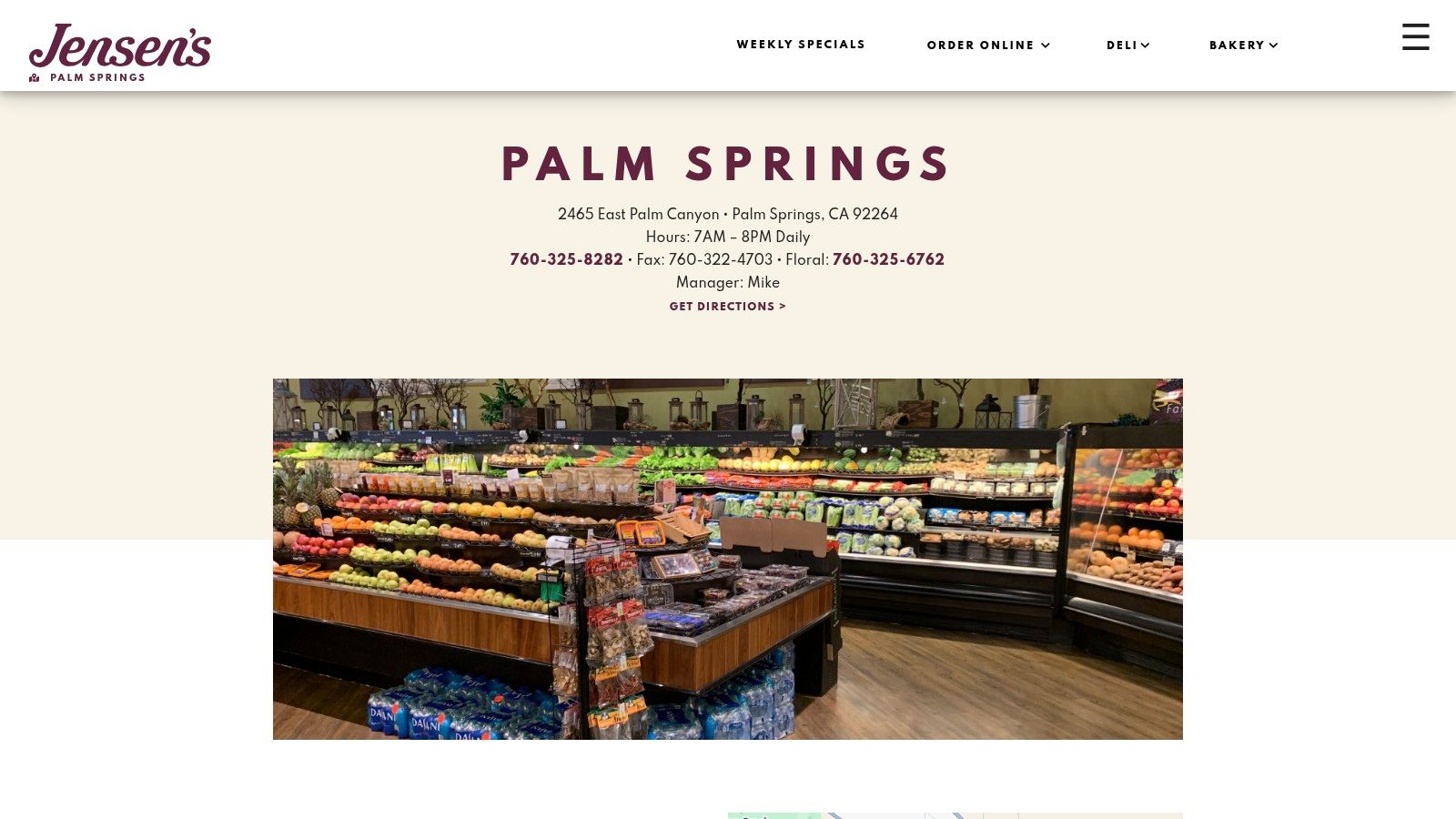 Jensen’s Fine Foods (Palm Springs & Palm Desert)