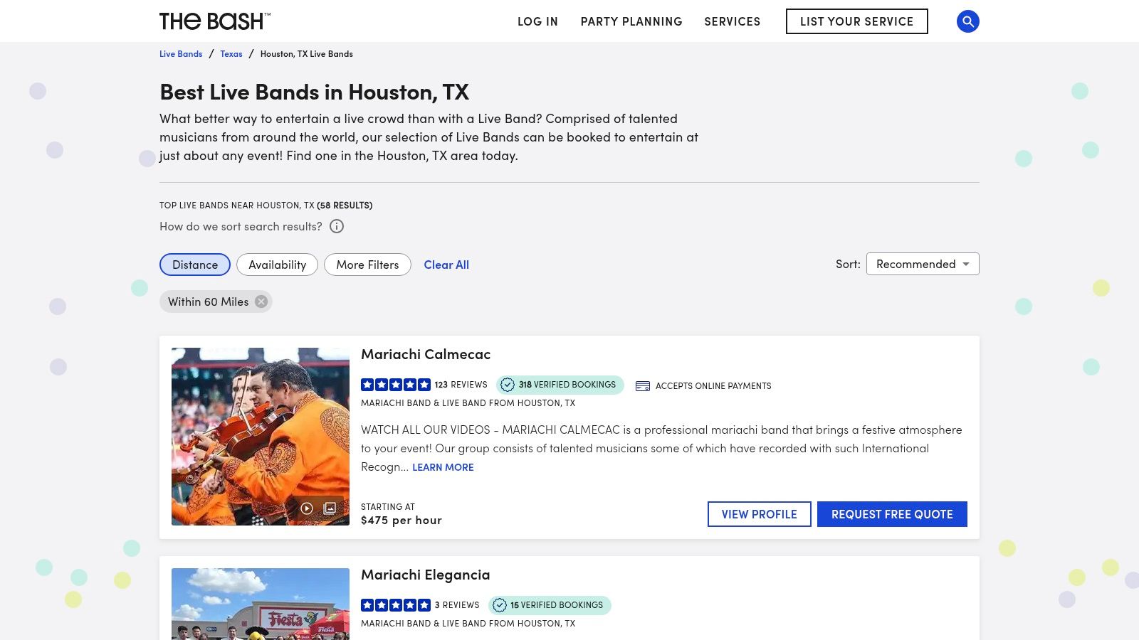 The Bash (formerly GigMasters) – Houston Live/Cover/Party Bands