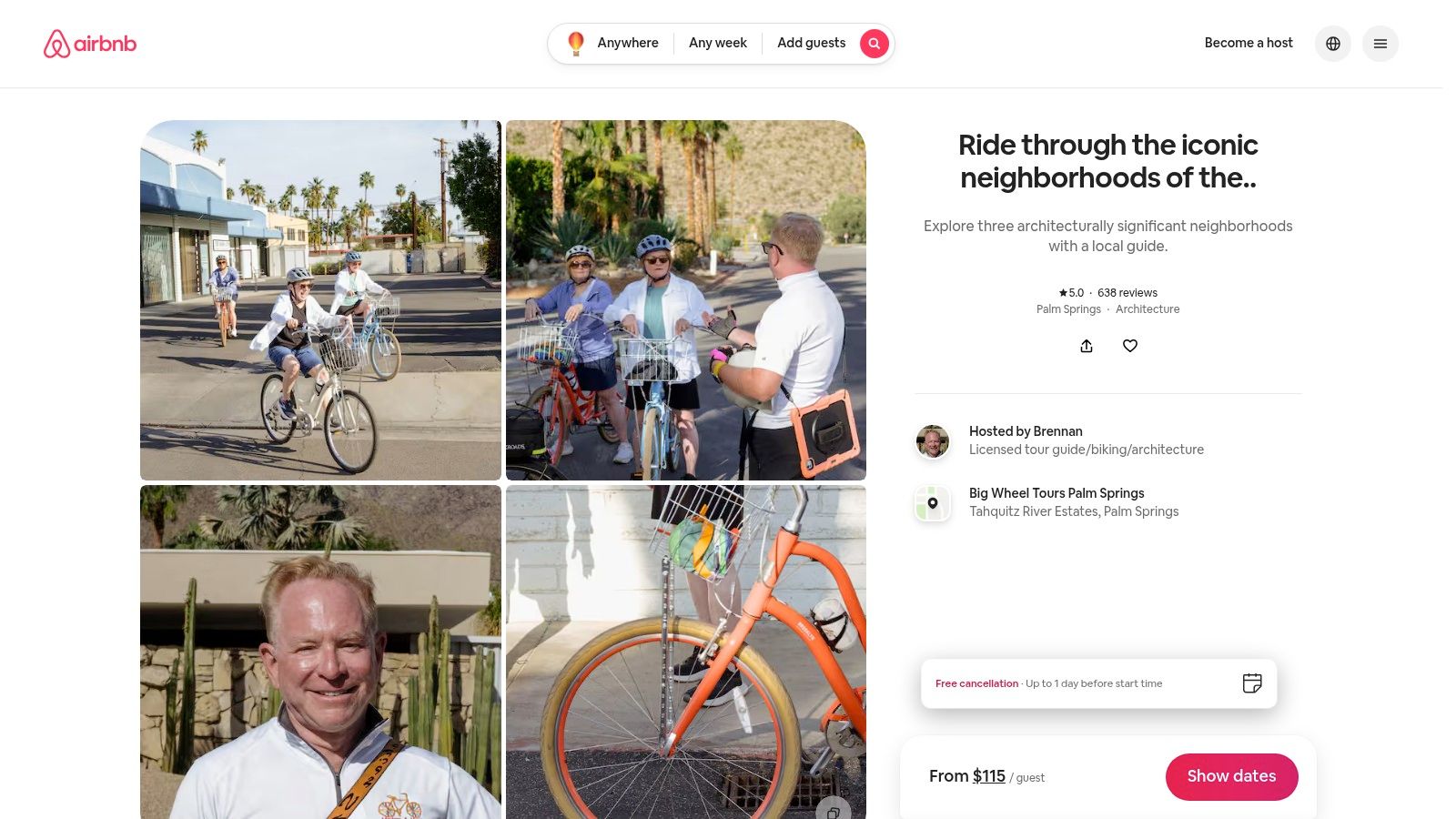 Airbnb Experiences (Modern &amp; More Architecture Bike Tour)