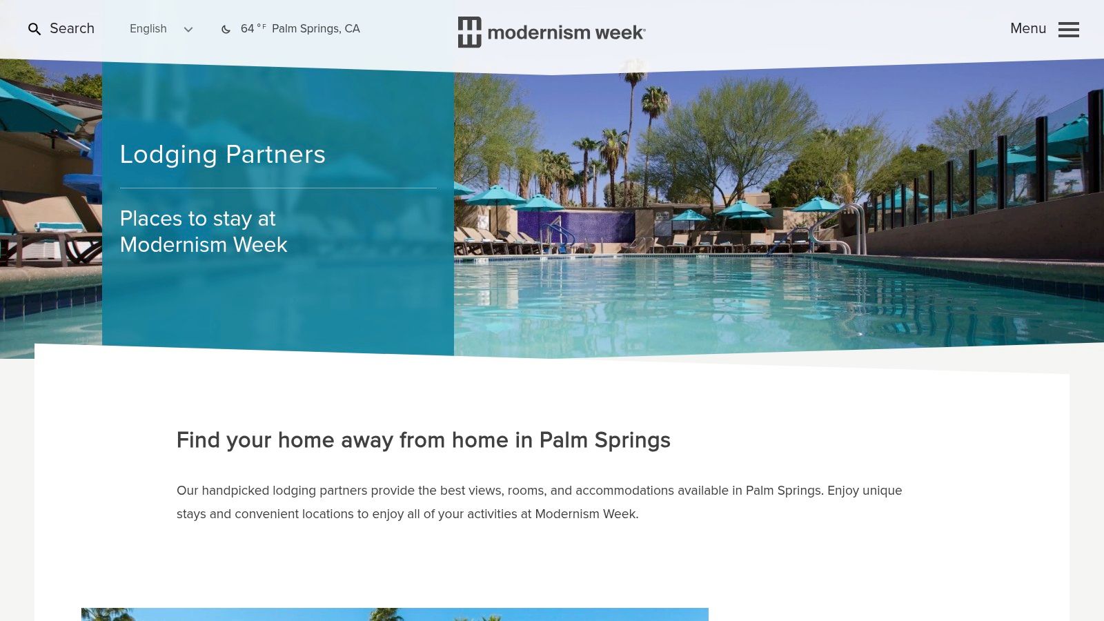 Modernism Week – Lodging Partners