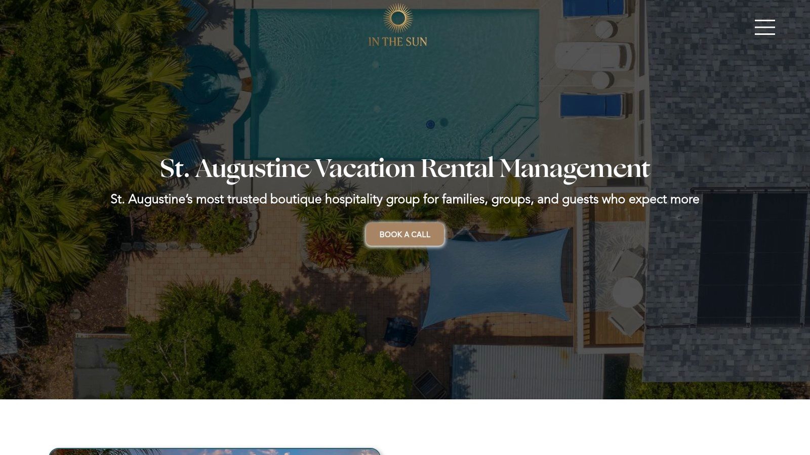 A beautiful St. Augustine vacation rental property with a pool, managed by In The Sun Vacation Rentals