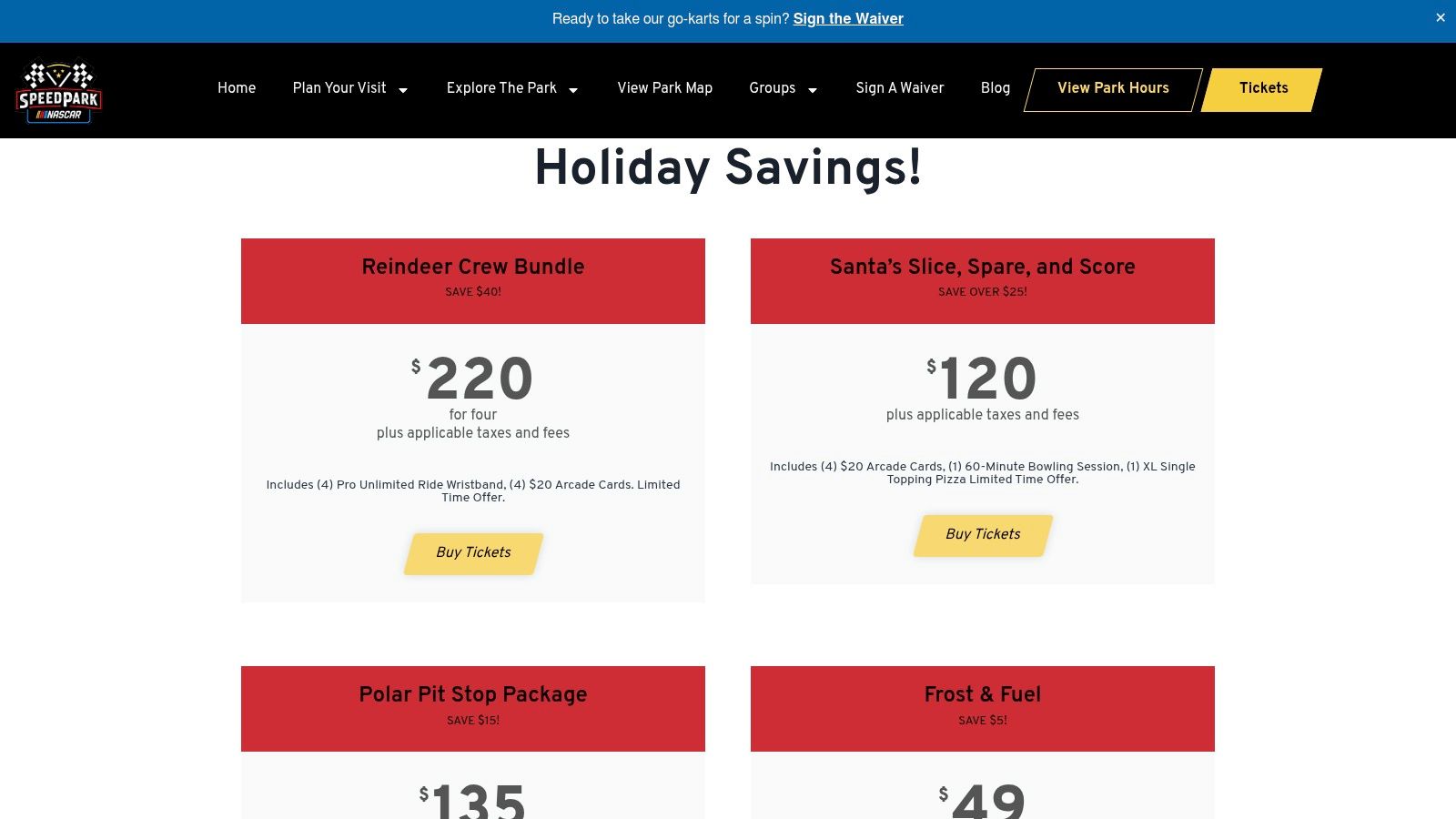 NASCAR SpeedPark Smoky Mountains (official)