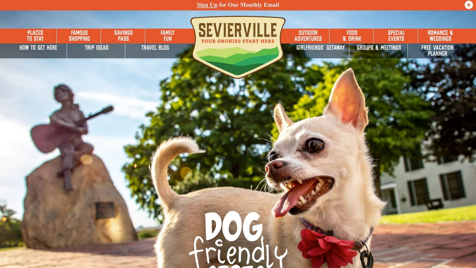 Visit Sevierville (Official DMO) — Dog-Friendly Spots