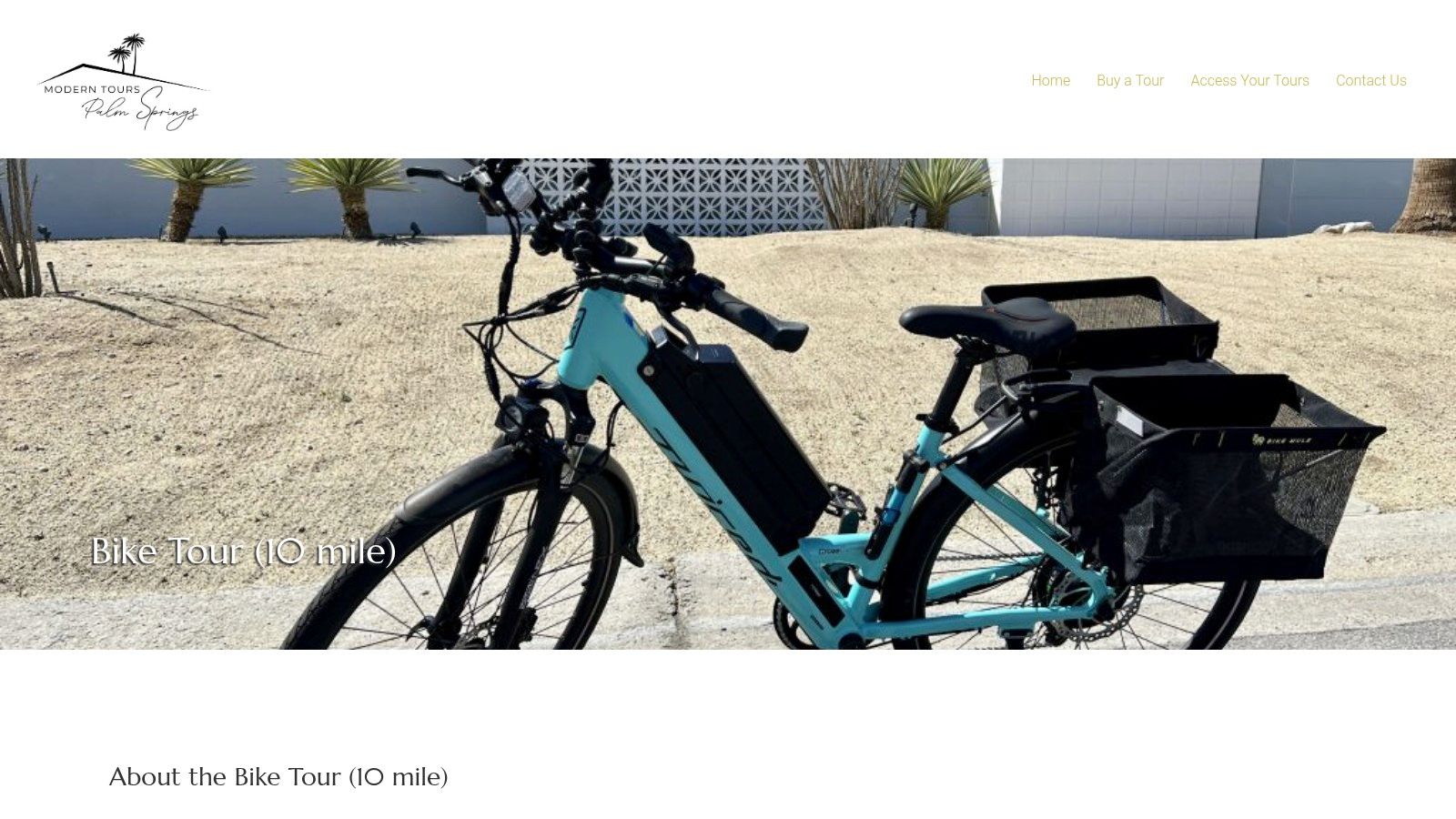 Modern Tours Palm Springs (Self‑Guided Bike Audio Tour)