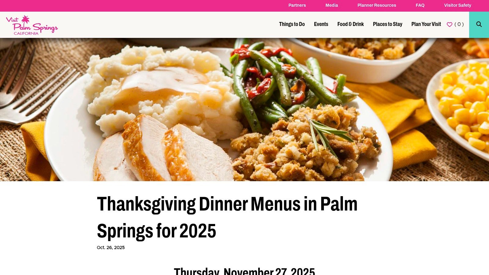 Visit Palm Springs (official tourism site)