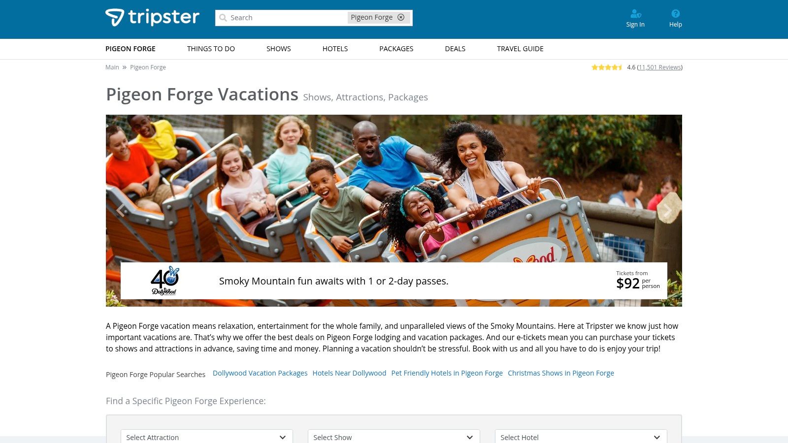 Tripster &ndash; Pigeon Forge