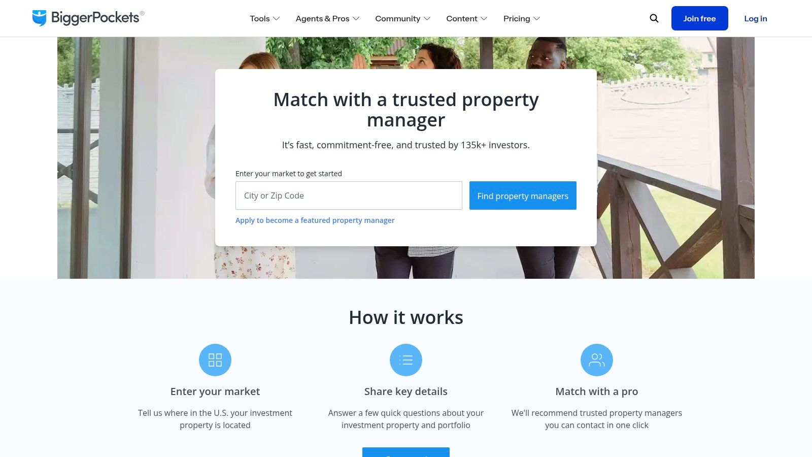 BiggerPockets Property Manager Finder