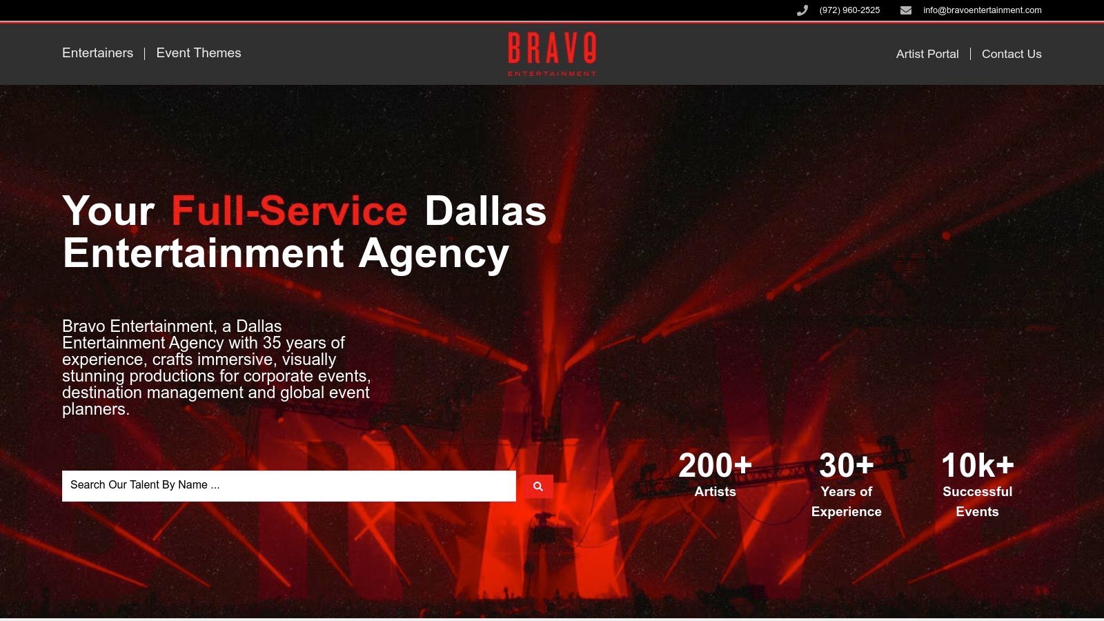 Bravo Entertainment (Texas coverage including Houston)