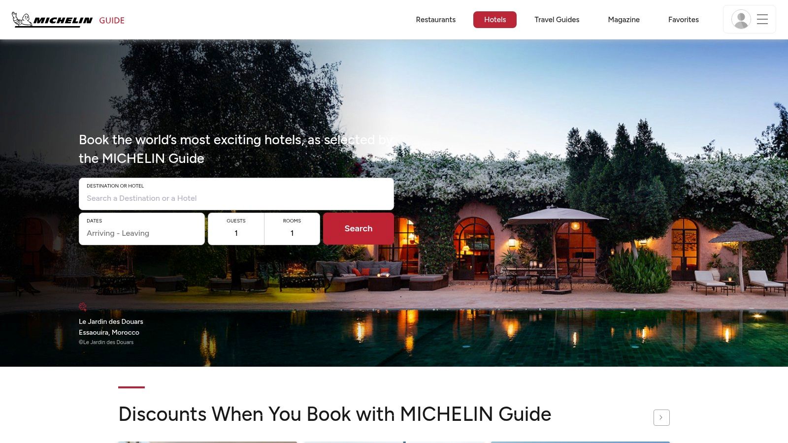 MICHELIN Guide Hotels (Tablet Hotels)